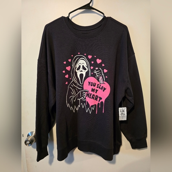 torrid Tops - Torrid NWT Ghostface "You Slay My Heart" Crewneck Sweatshirt